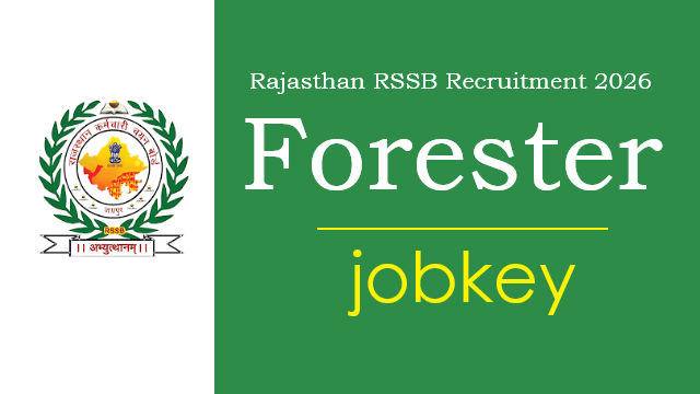 RSSB Forester Online Form 2026-jobkey
